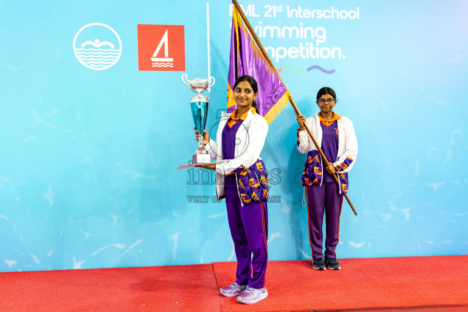Closing Ceremony of BML 21st Interschool Swimming Competition 2025 .was held in Hulhumale' Swimming Pool, Hulhumale', Maldives on Saturday, 18th October 2025. 
Photos: Hassan Simah / images.mv