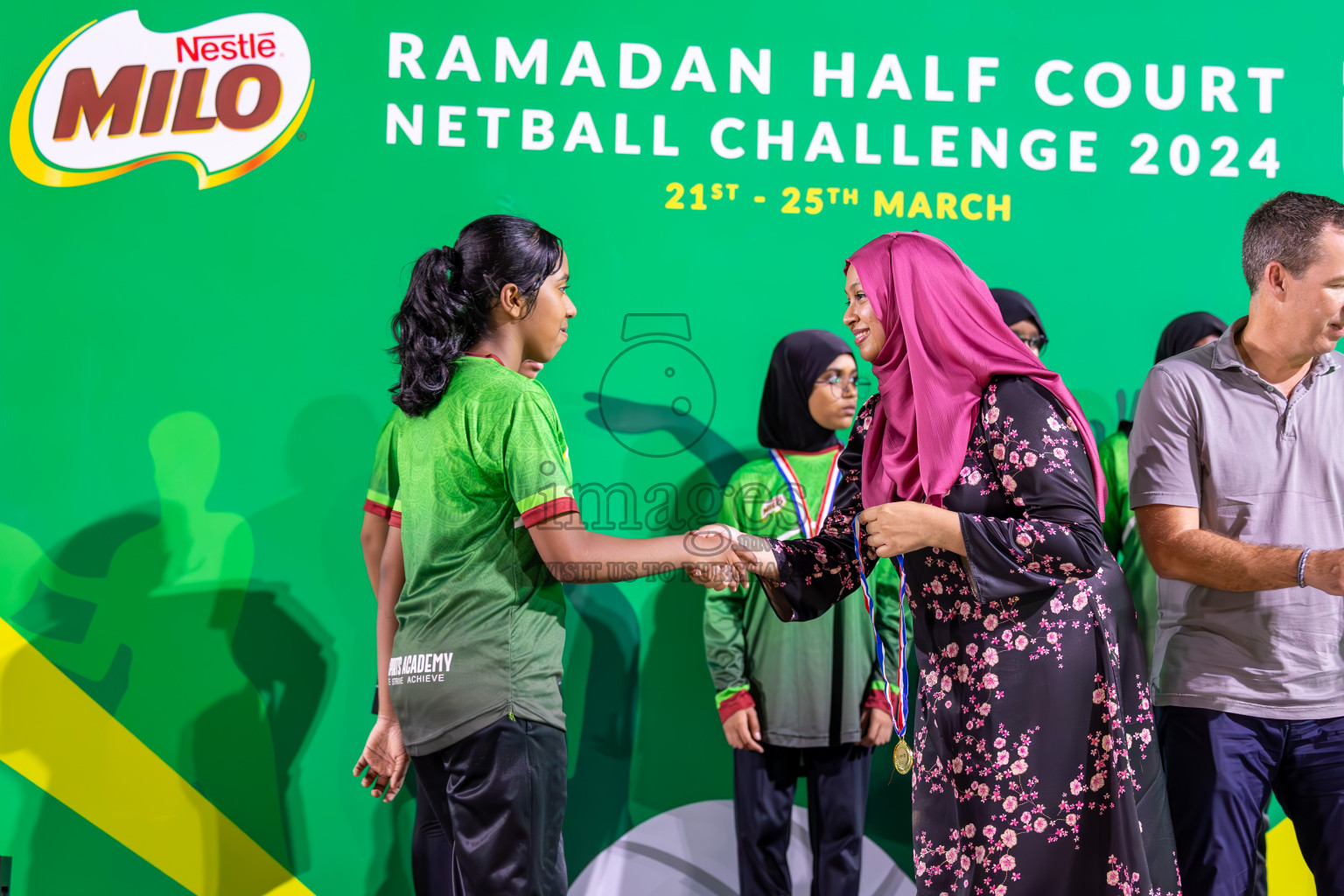 Finals of Milo Ramadan Half Court Netball Challenge on 24th March 2024, held in Central Park, Hulhumale, Male', Maldives
Photos: Ismail Thoriq / imagesmv