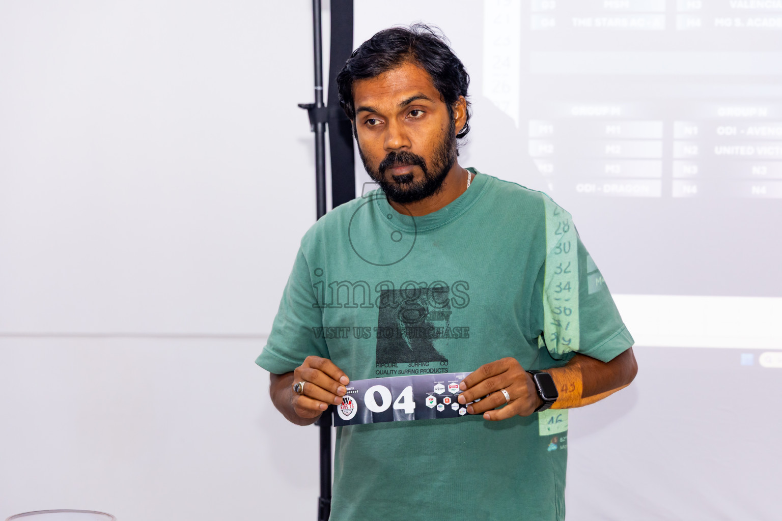 Draw Ceremony of Kids 7s Weekend U10 & U12 was held at Hotel Flora in Male', Maldives on Sunday, 3rd August 2025. Photos: Nausham Waheed / images.mv