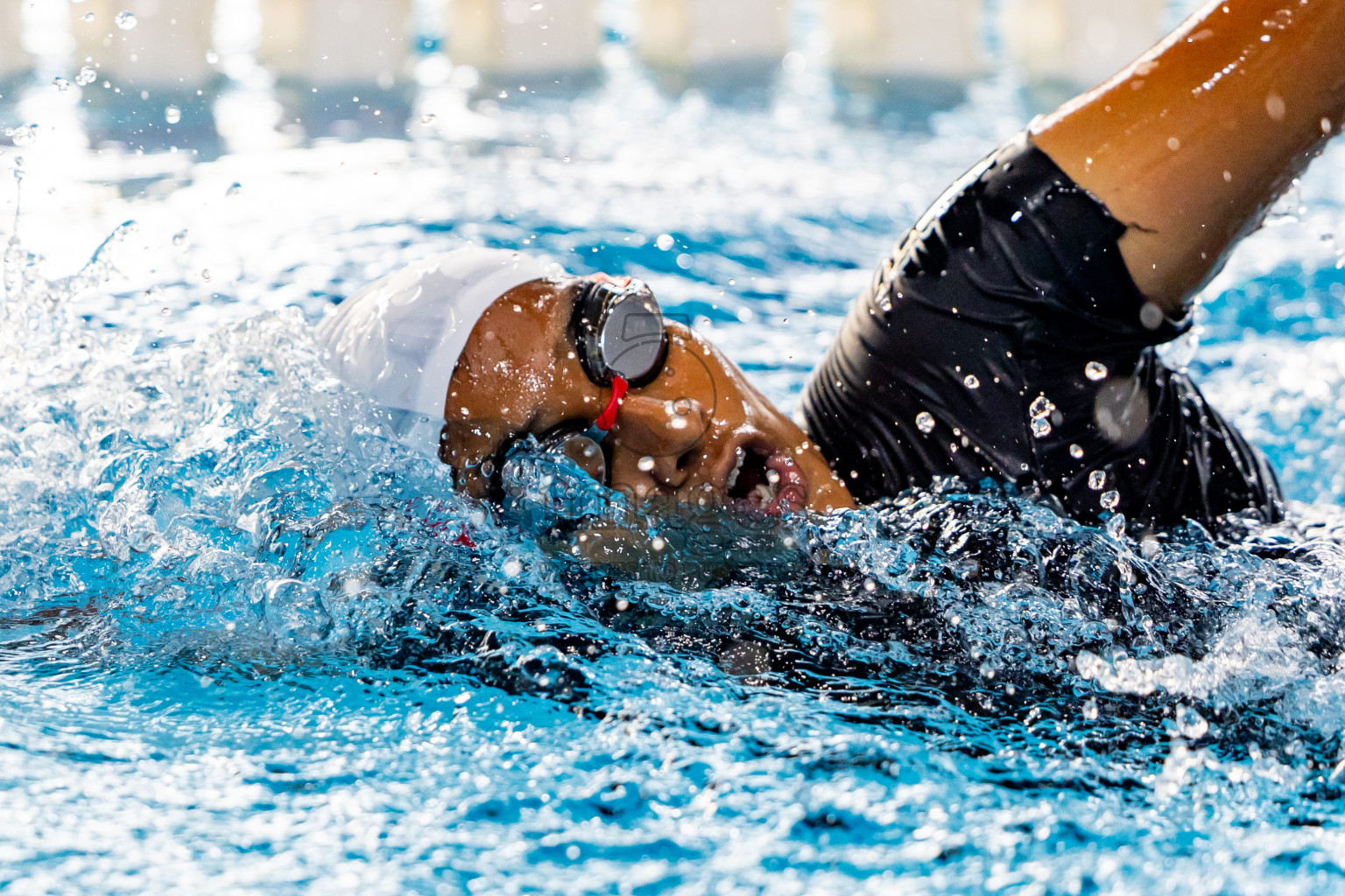 Day 5 of 20th Inter-school Swimming Competition 2024 held in Hulhumale', Maldives on Wednesday, 16th October 2024. Photos: Nausham Waheed / images.mv