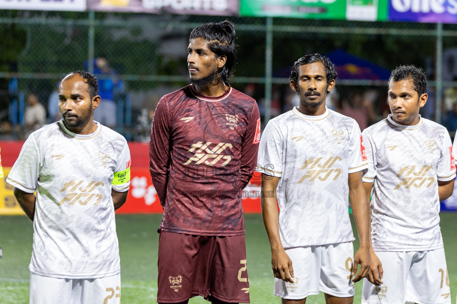 HDh Hanimaadhoo vs HDh Makunudhoo in Day 5 of Golden Futsal Challenge 2025 on Thursday, 9th January 2025, in Hulhumale', Maldives 
Photos: Hassan Simah / images.mv