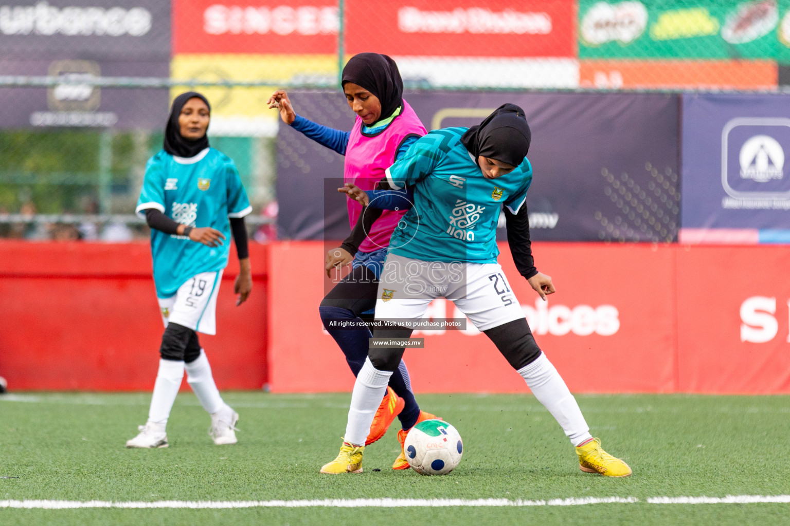 WAMCO vs MACL in 18/30 Futsal Fiesta Classic 2023 held in Hulhumale, Maldives, on Tuesday, 18th July 2023 Photos: Hassan Simah / images.mv