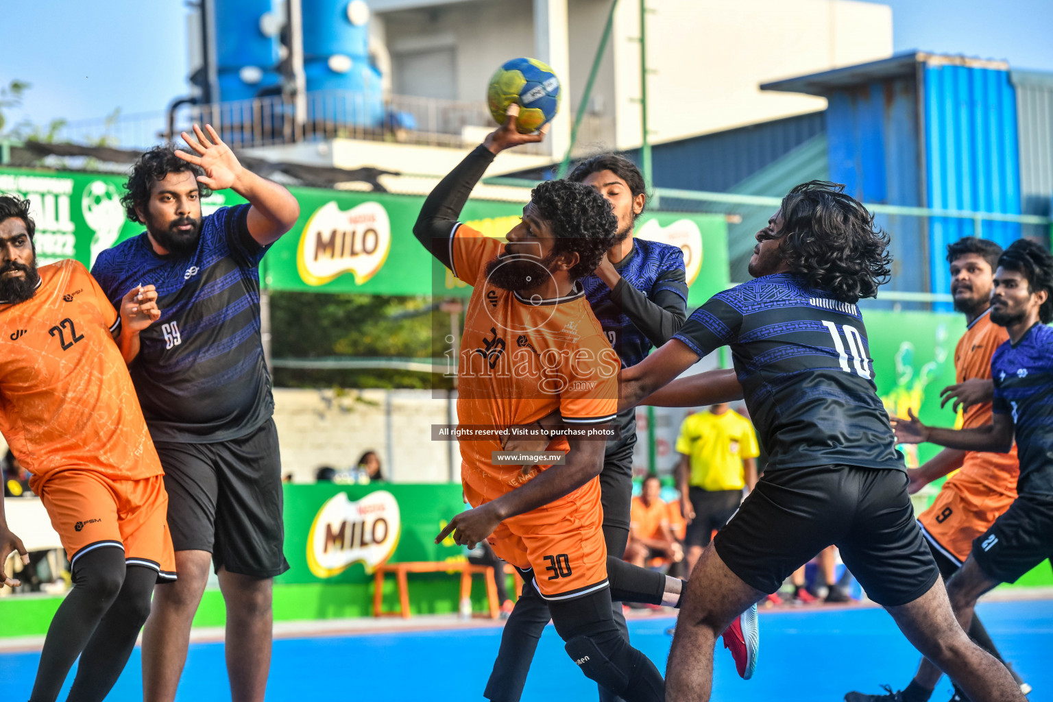 Day 4 of Milo 6th Inter Office Handball Tournament 2022 - Photos by  Nausham Waheed