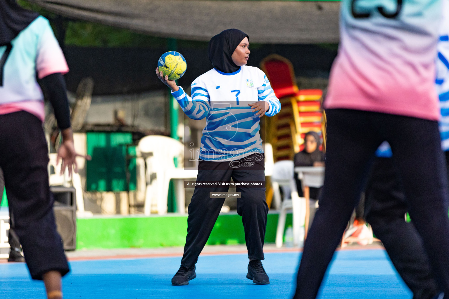 Day 2 of 7th Inter-Office/Company Handball Tournament 2023, held in Handball ground, Male', Maldives on Saturday, 17th September 2023 Photos: Nausham Waheed/ Images.mv