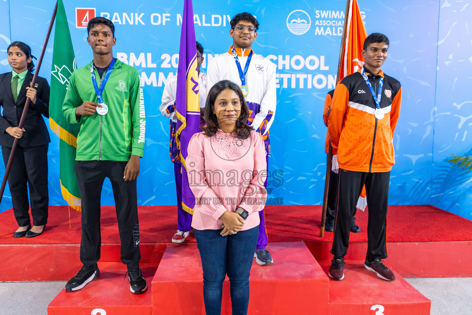 Closing ceremony of BML 20th Inter-School Swimming Competition was held in Hulhumale' Swimming Complex on Saturday, 19th October 2024. 
Photos: Ismail Thoriq