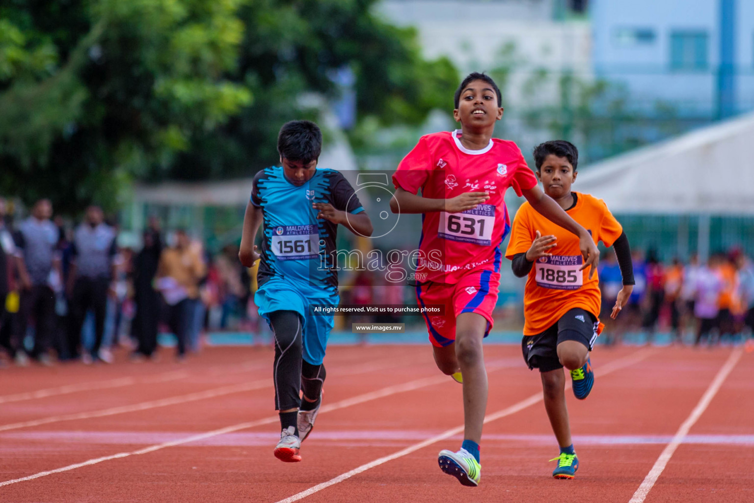 Day 1 of Inter-School Athletics Championship held in Male', Maldives on 22nd May 2022. Photos by: Maanish / images.mv