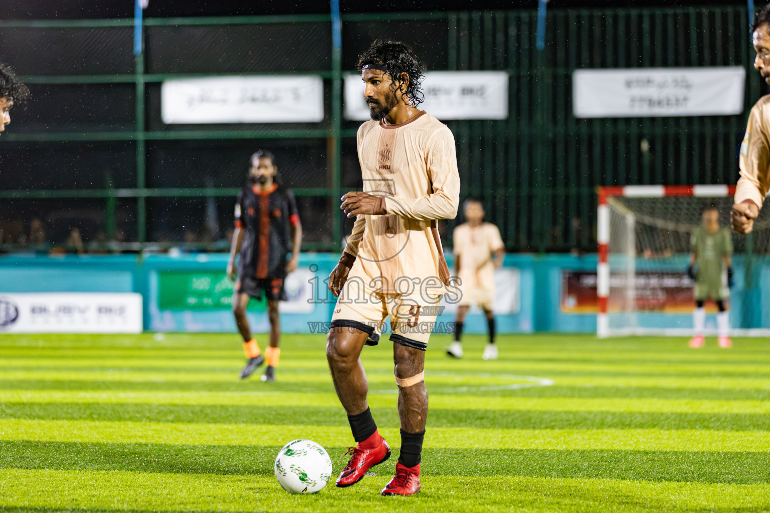 The Dee Ess Kay vs Dee Cee Jay Sc in Day 3 of Laamehi Dhiggaru Ekuveri Futsal Challenge 2025 was held on Saturday, 26th July 2025, at Dhiggaru Futsal Ground, Dhiggaru, Maldives Photos: Areef Adam / images.mv