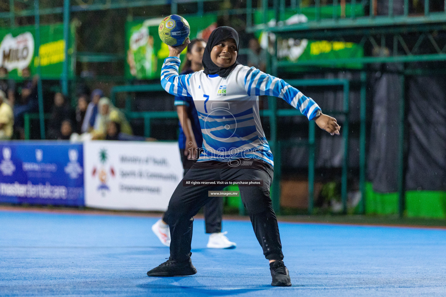 Quarter Final of 7th Inter-Office/Company Handball Tournament 2023, held in Handball ground, Male', Maldives on Friday, 20th October 2023 Photos: Nausham Waheed/ Images.mv