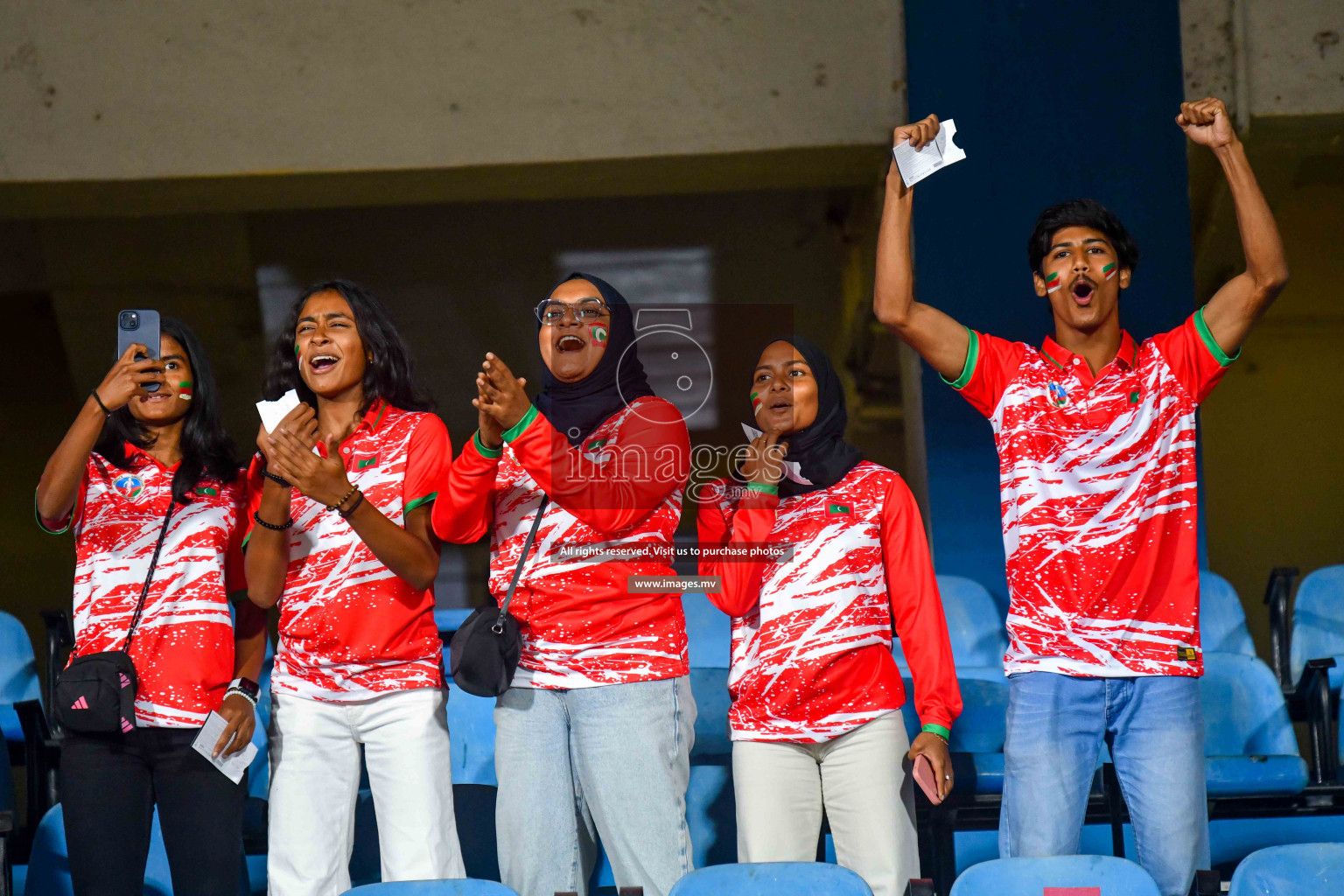 Maldives vs Bhutan in SAFF Championship 2023 held in Sree Kanteerava Stadium, Bengaluru, India, on Wednesday, 22nd June 2023. Photos: Nausham Waheed / images.mv