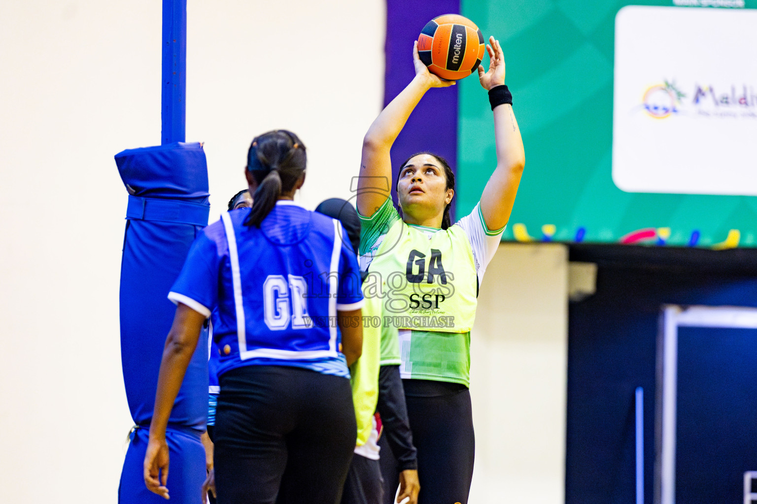 Day 2 of 21st National Netball Tournament was held in Social Canter at Male', Maldives on Friday, 18th May 2024. Photos: Nausham Waheed / images.mv