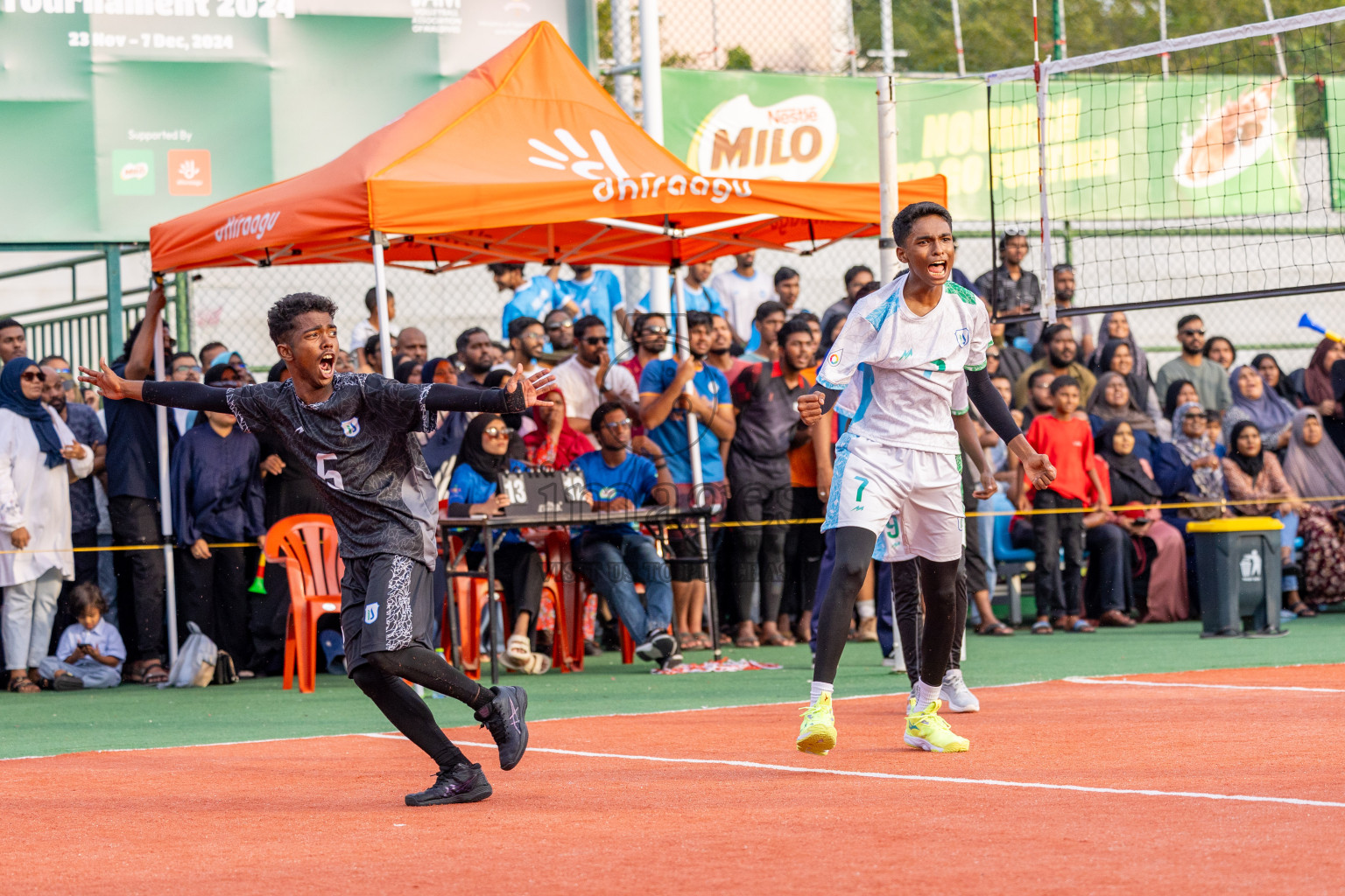 Day 11 of Interschool Volleyball Tournament 2024 was held in Ekuveni Volleyball Court at Male', Maldives on Monday, 2nd December 2024.
Photos: Ismail Thoriq / images.mv