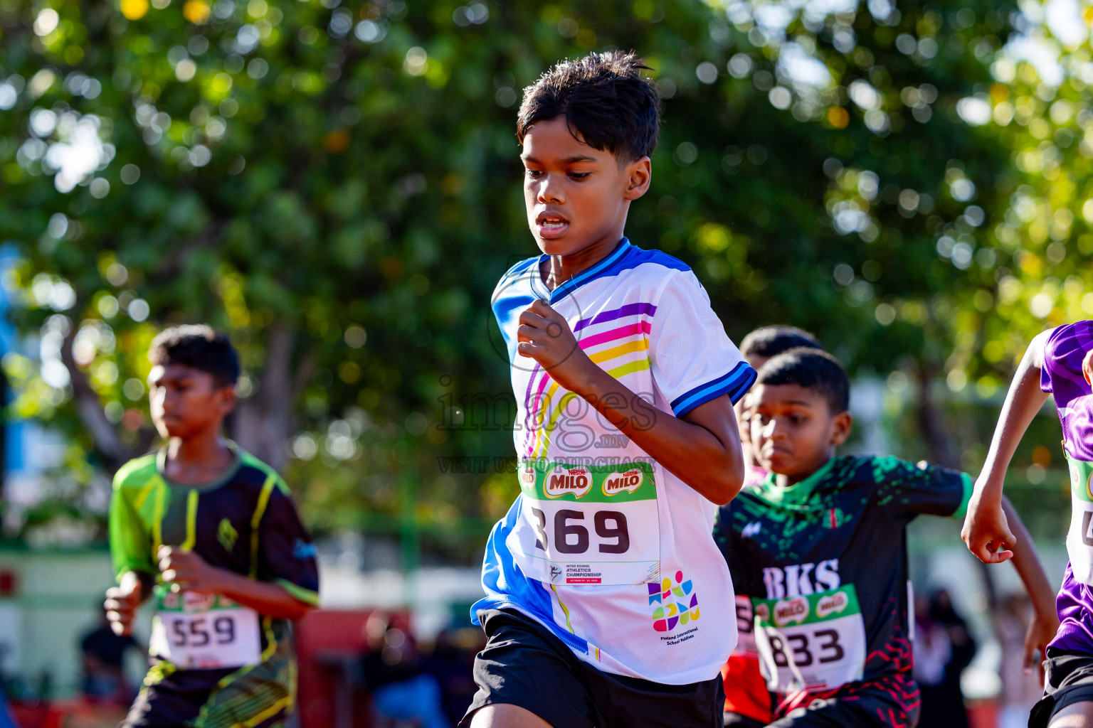 Day 1 of Inter-school Athletics Championship 2025 held in Ekuveni Synthetic Track, Male', Maldives on Monday, 06th October 2025. Photos by: Nausham Waheed / Images.mv