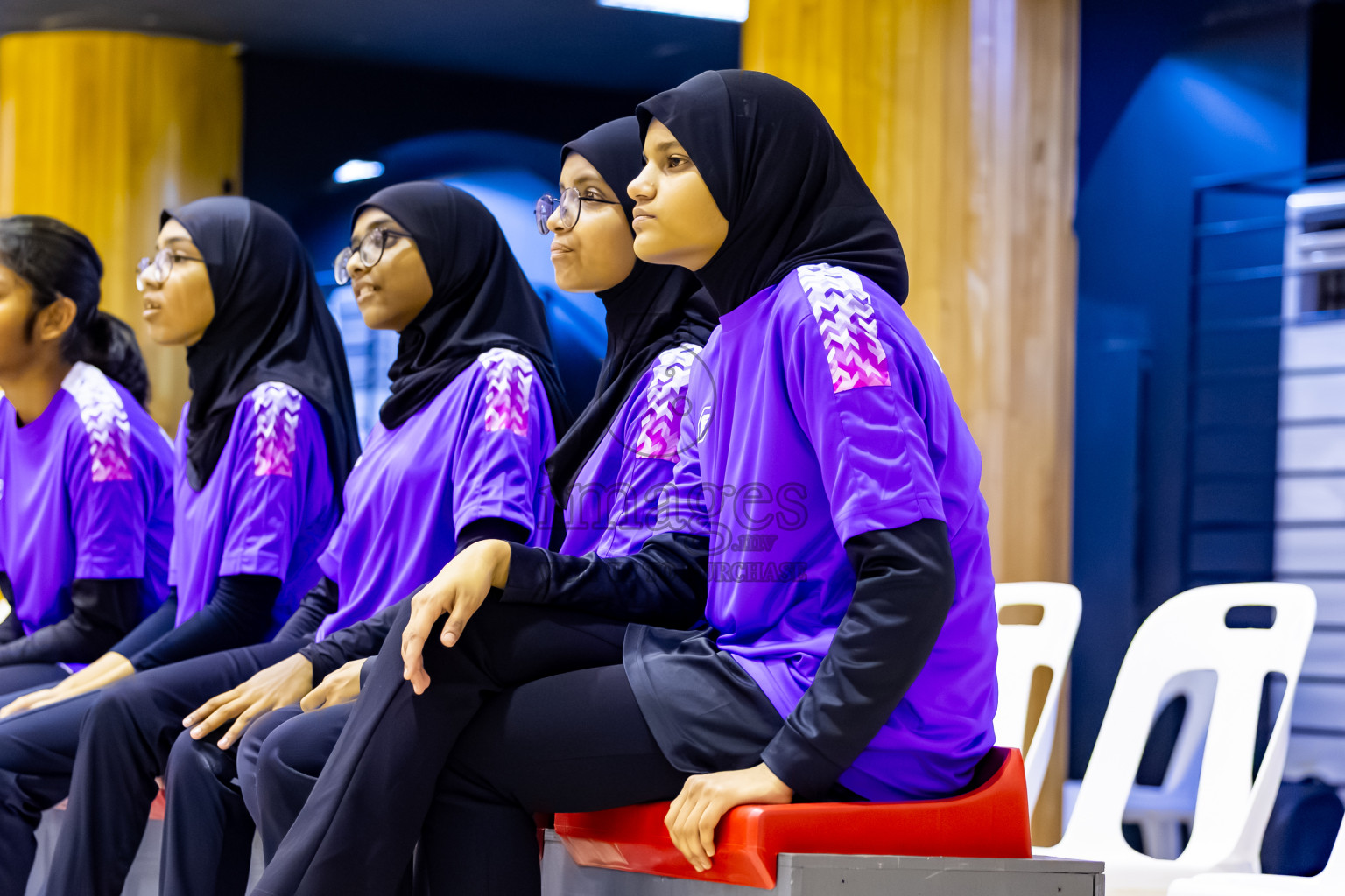 MV Netters vs Invicto SC in Day 7 of 24th Milo Netball Association Championship was held in Social Center at Male', Maldives on Sunday, 7th September 2025. Photos: Nausham Waheed / images.mv