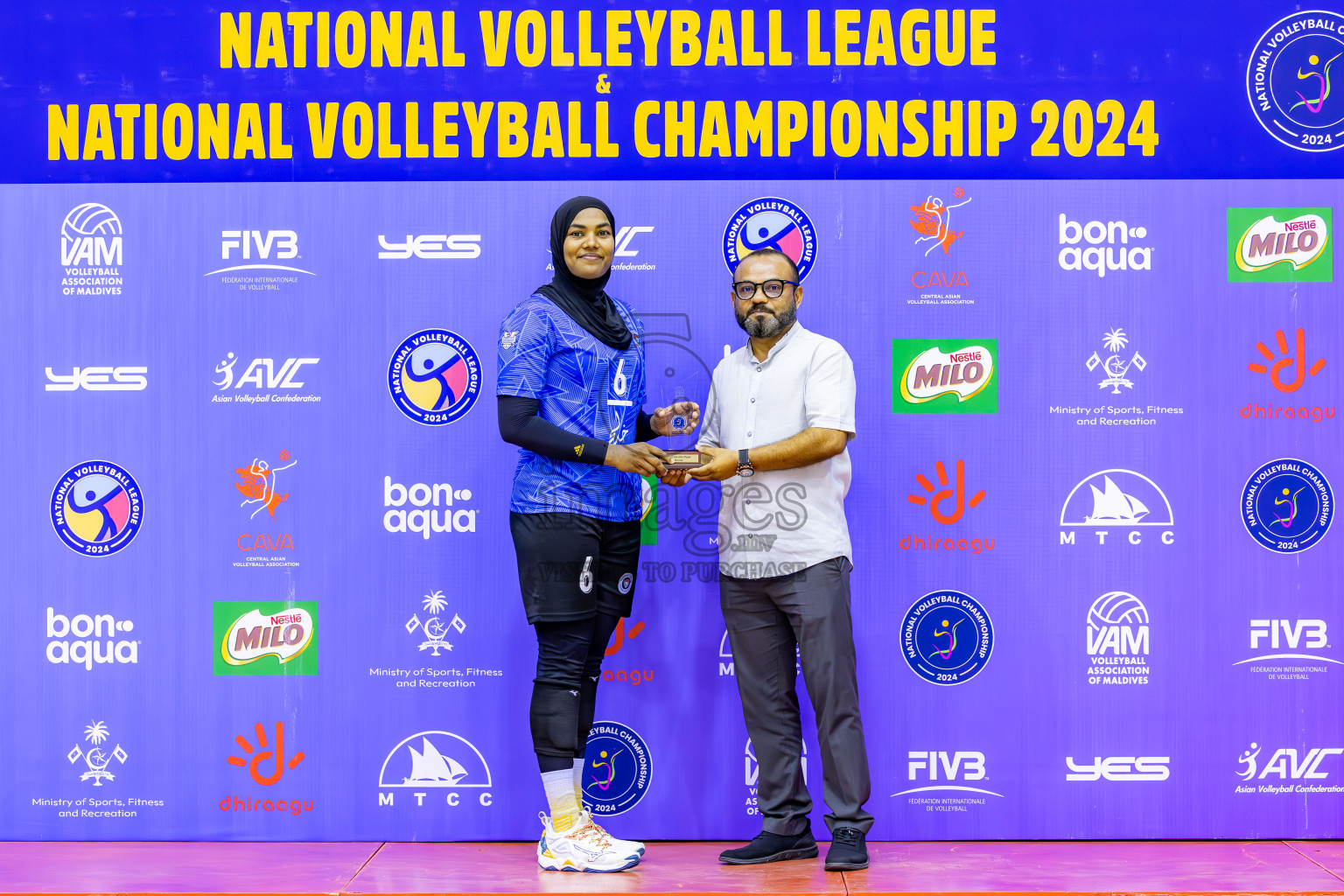 Club WAMCO vs Police Club in the final of National Volleyball Championship 2024 (women's division) was held in Social Center Indoor Hall on Thursday, 24th October 2024. 
Photos: Ismail Thoriq / images.mv