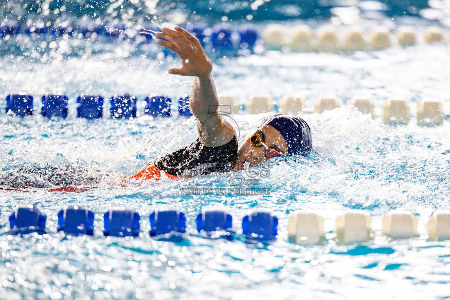 Day 6 of National Swimming Competition 2024 held in Hulhumale', Maldives on Wednesday, 18th December 2024. 
Photos: Hassan Simah / images.mv