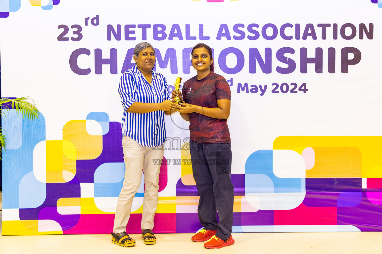 Final of 23rd Netball Association Championship was held in Social Canter at Male', Maldives on Sunday, 5th May 2024. Photos: Nausham Waheed / images.mv