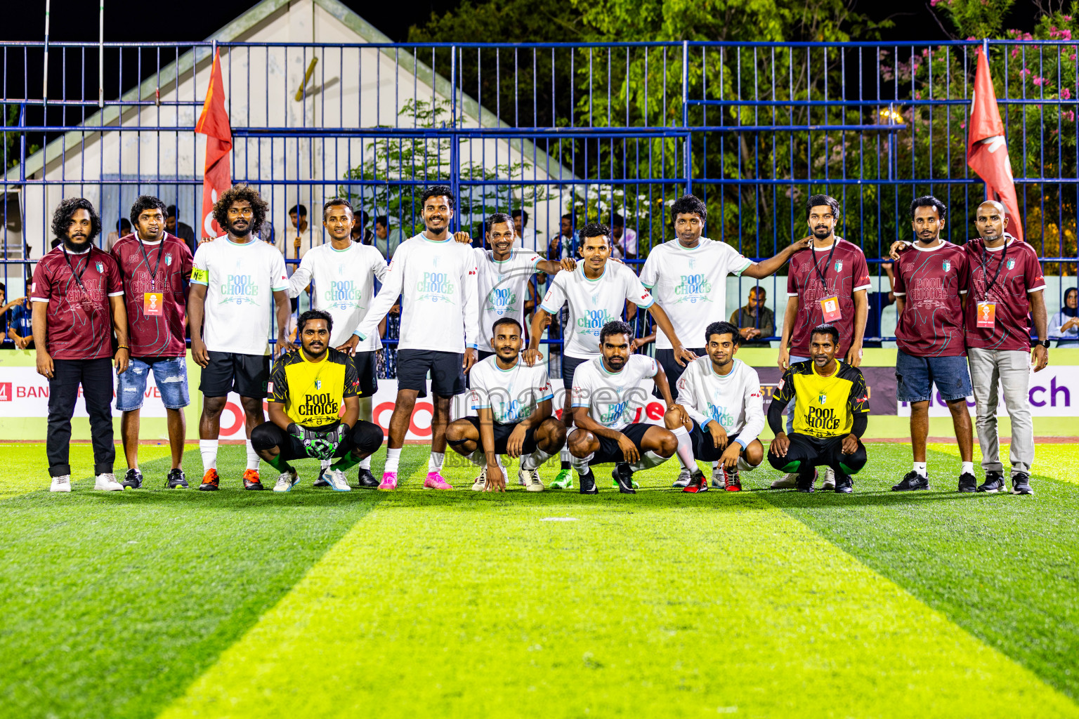 Nala Brothers vs BK Sports Club in Day 3 of Eydhafushi Futsal Cup 2024 was held on Wednesday, 10th April 2024, in B Eydhafushi, Maldives Photos: Nausham Waheed / images.mv