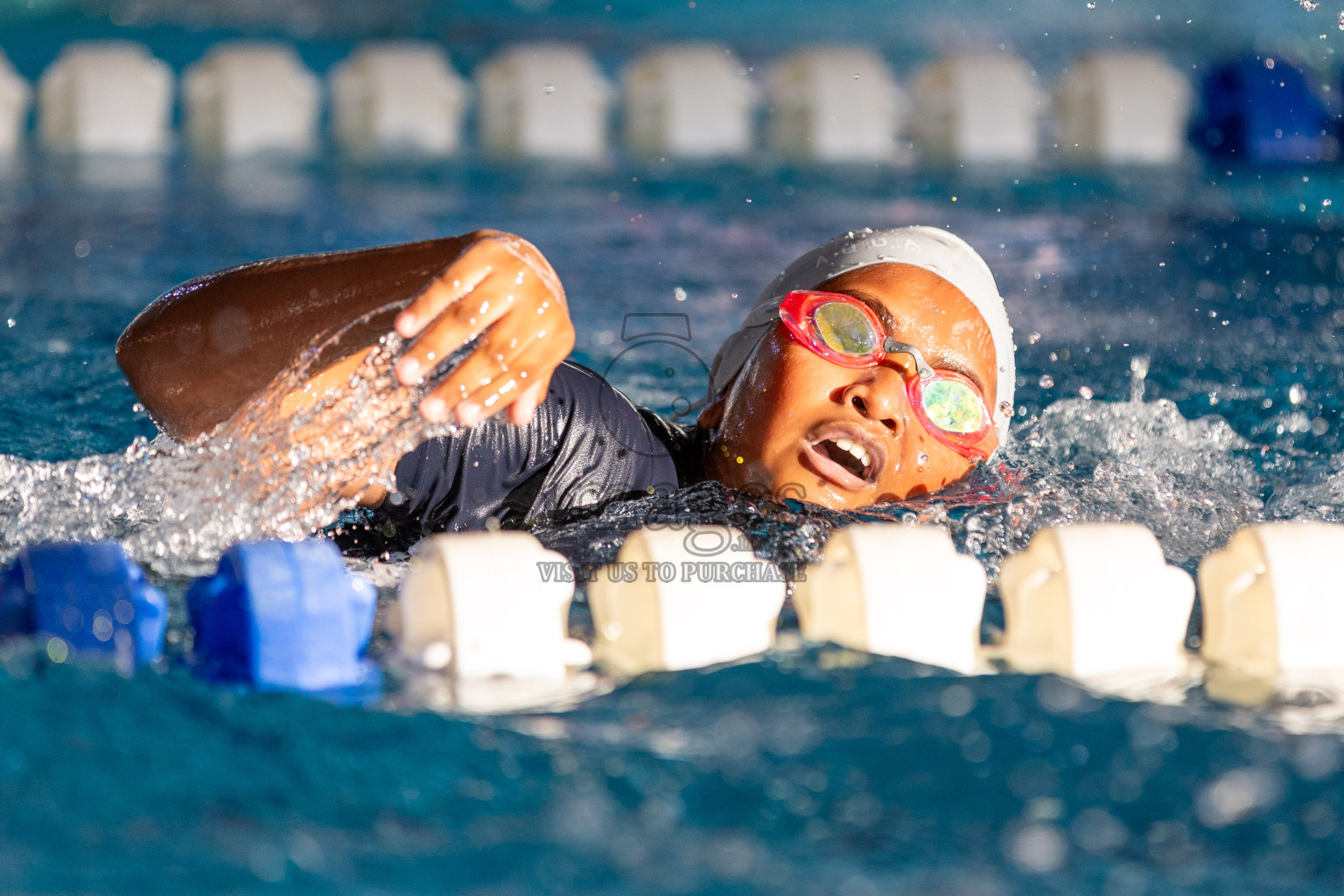 Day 6 of 4th National Kids Swimming Festival 2023 on 6th December 2023, held in Hulhumale', Maldives Photos: Nausham Waheed / Images.mv