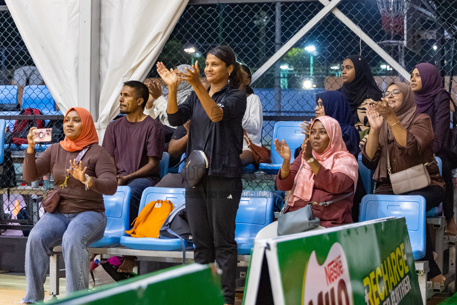 Day 3 of Milo 5 x 5 Junior Challenge 2025 - Basketball tournament held in Basketball Training Center, Male', Maldives on Saturday, 11th October 2025. 
Photos by:  Hassan Simah / Images.mv