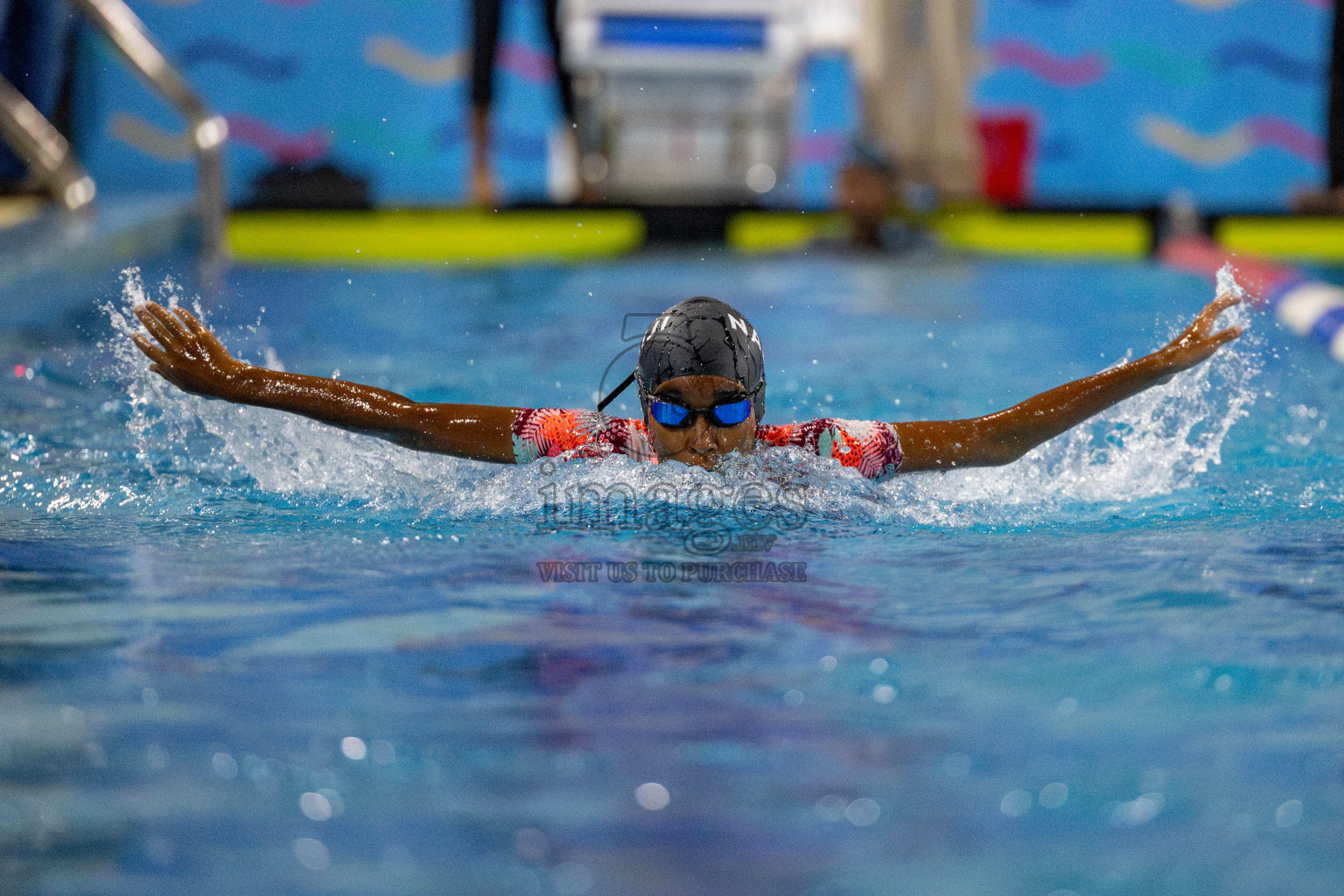 Day 4 of National Swimming Competition 2024 held in Hulhumale', Maldives on Monday, 16th December 2024. 
Photos: Hassan Simah / images.mv