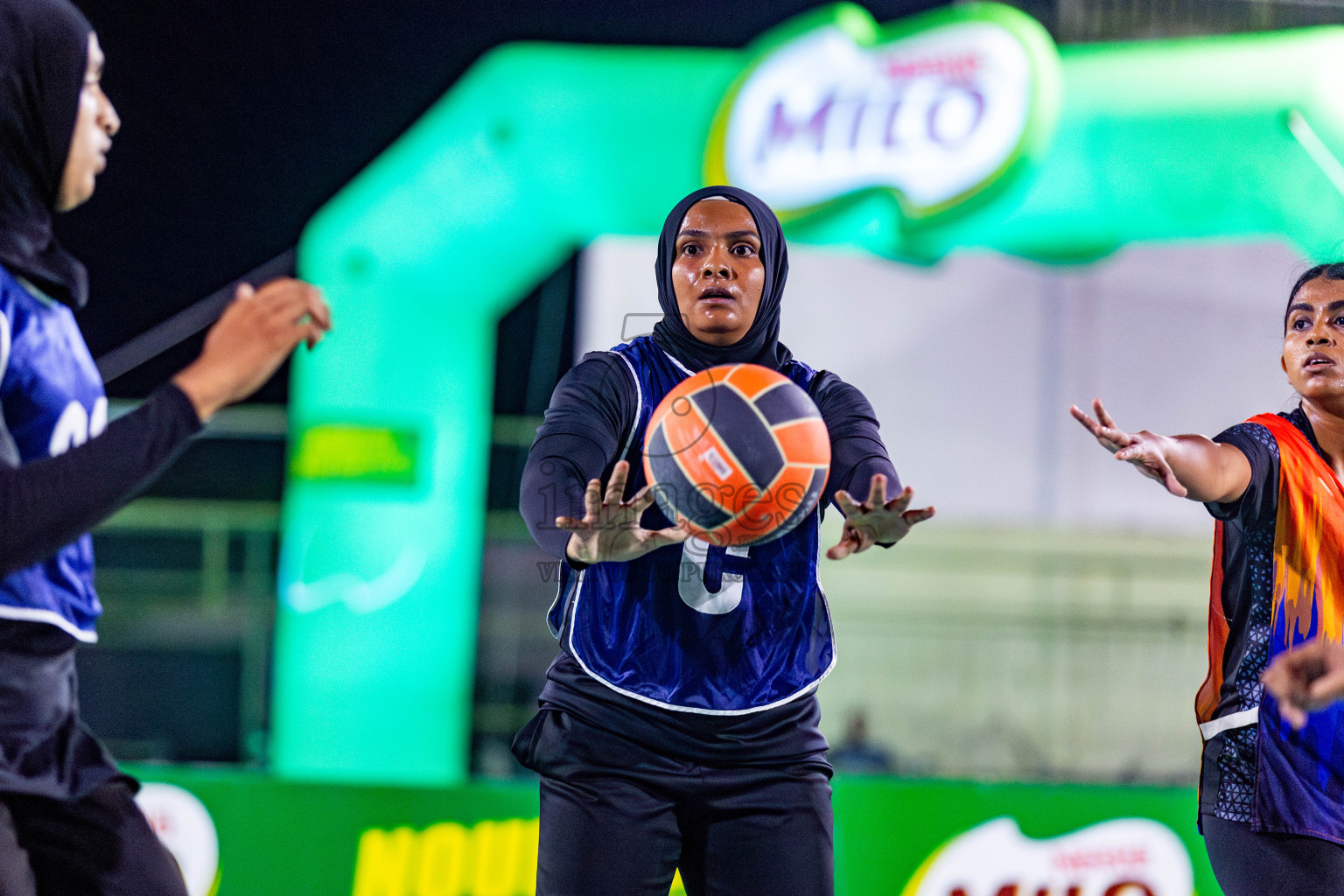 Final of MILO 3x3 Netball Challenge 2024 was held in Ekuveni Netball Court at Male', Maldives on Thursday, 20th March 2024. Photos: Nausham Waheed / images.mv