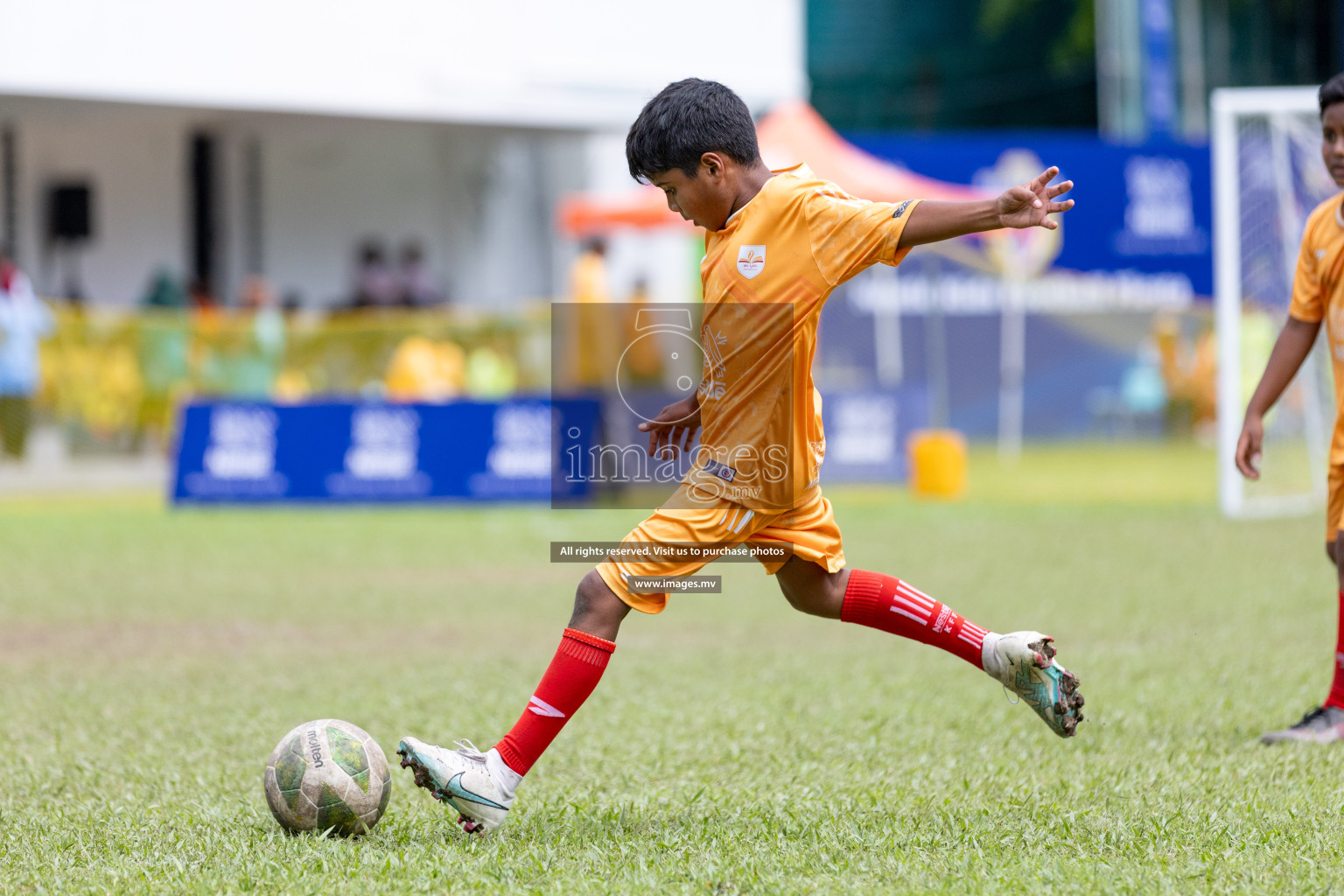 Day 2 of Nestle kids football fiesta, held in Henveyru Football Stadium, Male', Maldives on Thursday, 12th October 2023 Photos: Nausham Waheed Images.mv