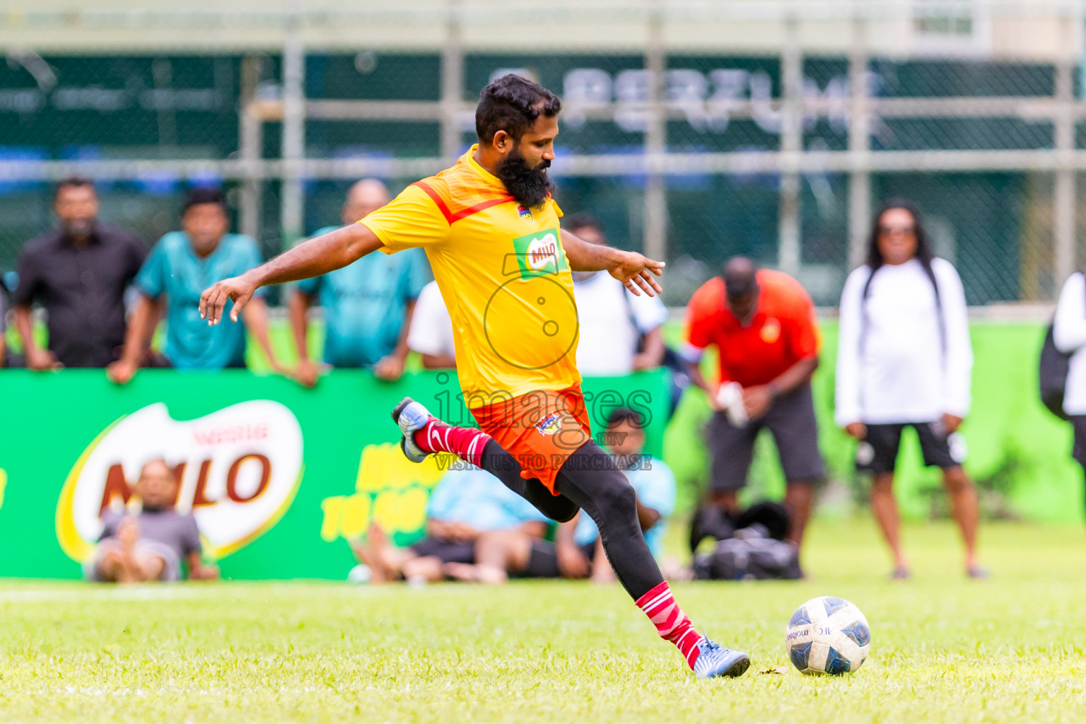 Day 2 of MILO Soccer 7 v 7 Championship 2024 was held at Henveiru Stadium in Male', Maldives on Friday, 24th April 2024. Photos: Nausham Waheed / images.mv