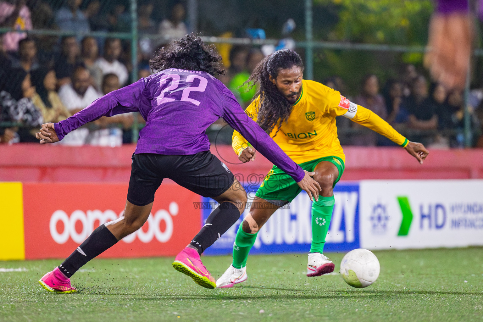 GDh Vaadhoo vs GA Kanduhulhudhoo on Day 33 of Golden Futsal Challenge 2024, held on Sunday, 18th February 2024, in Hulhumale', Maldives Photos: Mohamed Mahfooz Moosa / images.mv