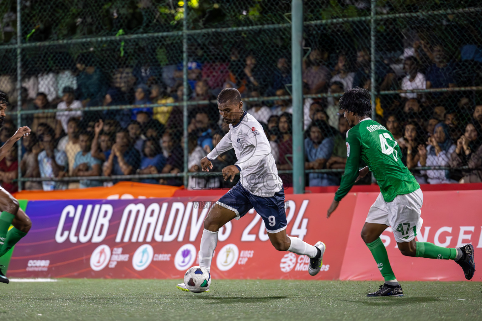 HDC vs MACL in Round of 16 of Club Maldives Cup 2024 held in Rehendi Futsal Ground, Hulhumale', Maldives on Monday, 7th October 2024. Photos: Ismail Thoriq / images.mv