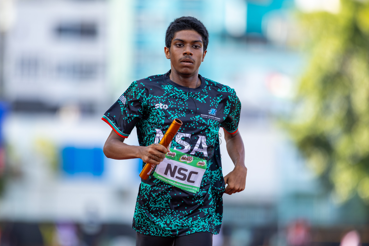 Day 2 of 12th Milo Association Championships was held in Ekuveni Track at Male', Maldives on Friday, 25th April 2025. Photos: Ismail Thoriq / images.mv