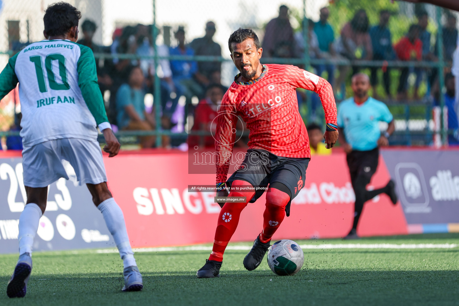 Stelco Club vs Baros Maldives in Club Maldives Cup 2023 held in Hulhumale, Maldives, on Thursday, 27th July 2023 Photos: Nausham Waheed/ images.mv