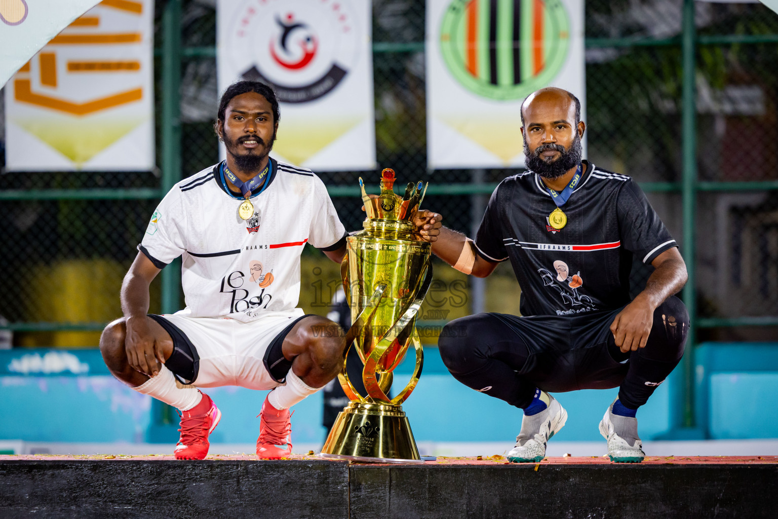 Ifhaams vs Dee Cee Jay SC in Final of Laamehi Dhiggaru Ekuveri Futsal Challenge 2025 was held on Tuesday, 29th July 2025, at Dhiggaru Futsal Ground, Dhiggaru, Maldives Photos: Nausham Waheed  / images.mv
