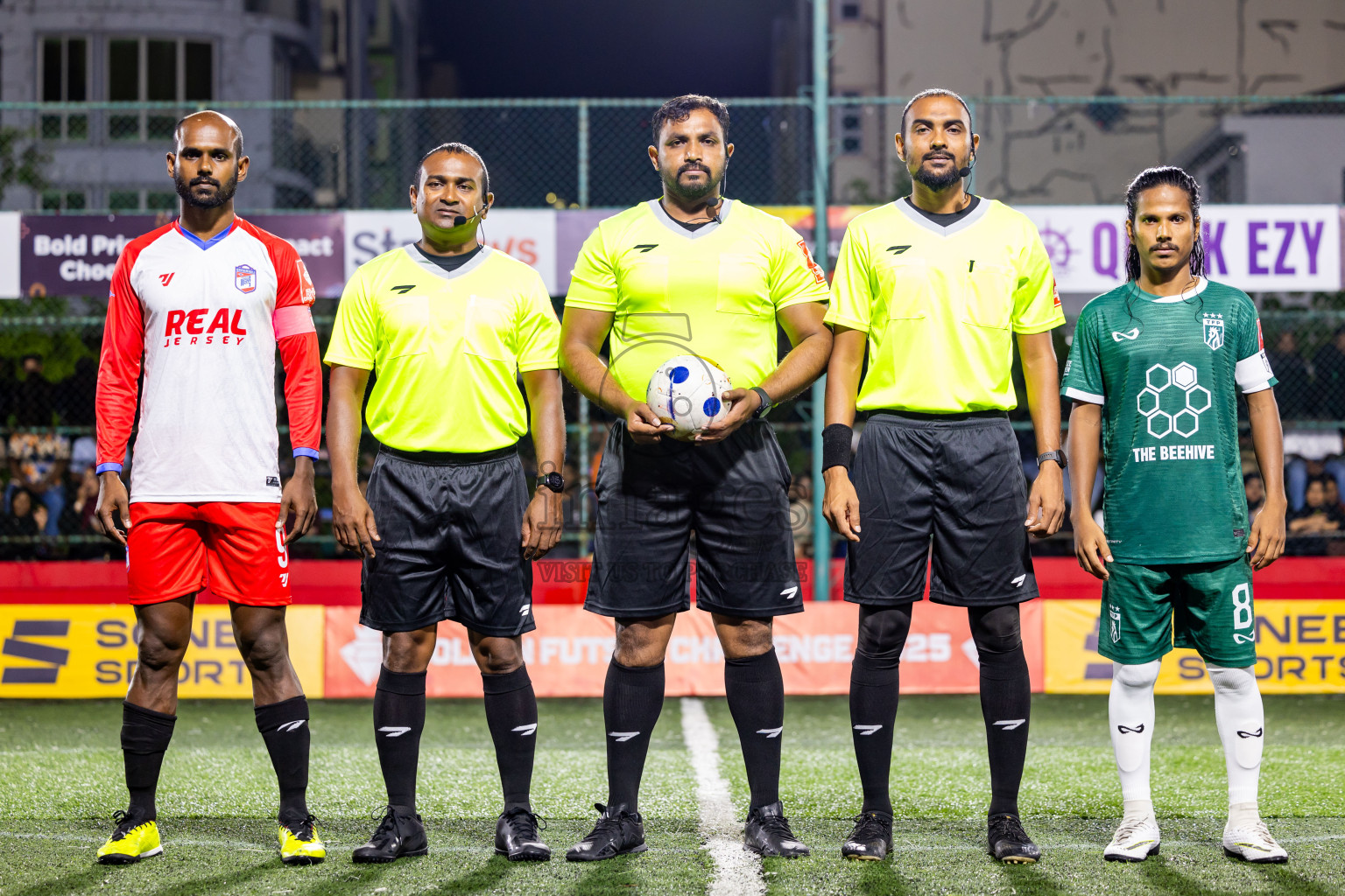 Th Thimarafushi vs Th Dhiyamigili in Day 10 of Golden Futsal Challenge 2025 was held on Tuesday, 14th January 2025, in Hulhumale', Maldives Photos: Nausham Waheed / images.mv