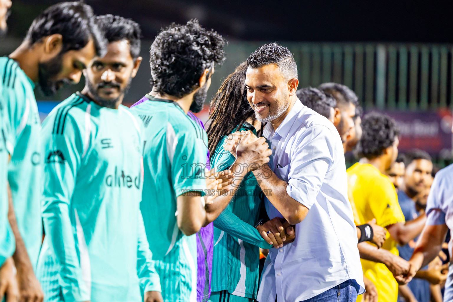 S Hithadhoo vs S Feydhoo in zone round on Day 32 of Golden Futsal Challenge 2025 was held on Wednesday , 5th February 2025, in Hulhumale', Maldives. Photos: Nausham Waheed / images.mv