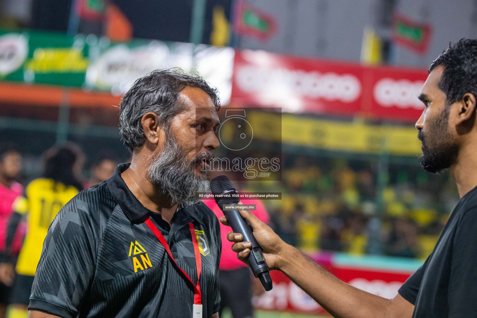 RRC Vs FSM in the Semi Finals of Club Maldives 2021 held in Hulhumale, Maldives on 19 December 2021. Photos: Ismail Thoriq / images.mv