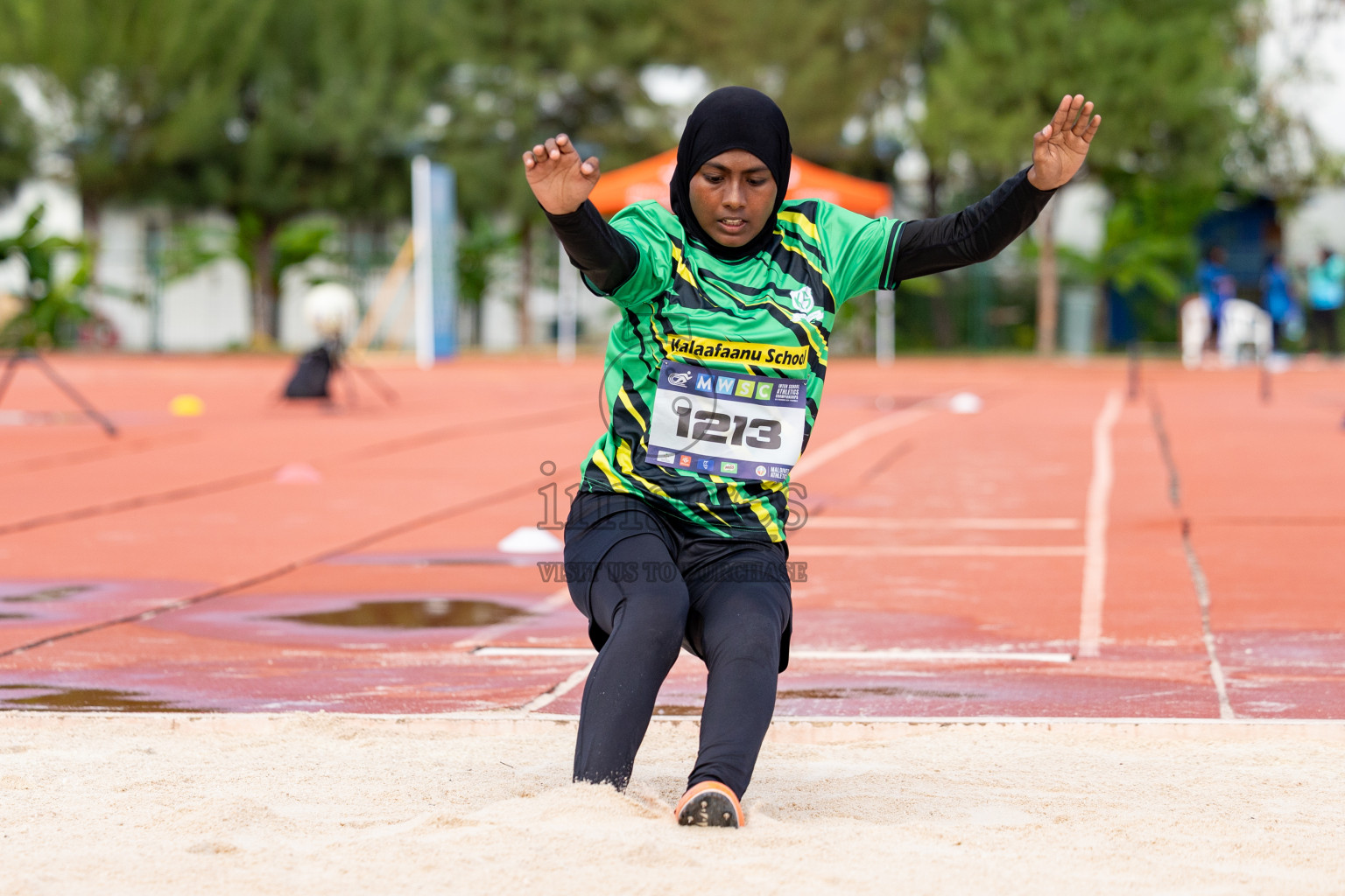 Day 2 of MWSC Interschool Athletics Championships 2024 held in Hulhumale Running Track, Hulhumale, Maldives on Sunday, 10th November 2024. 
Photos by:  Hassan Simah / Images.mv