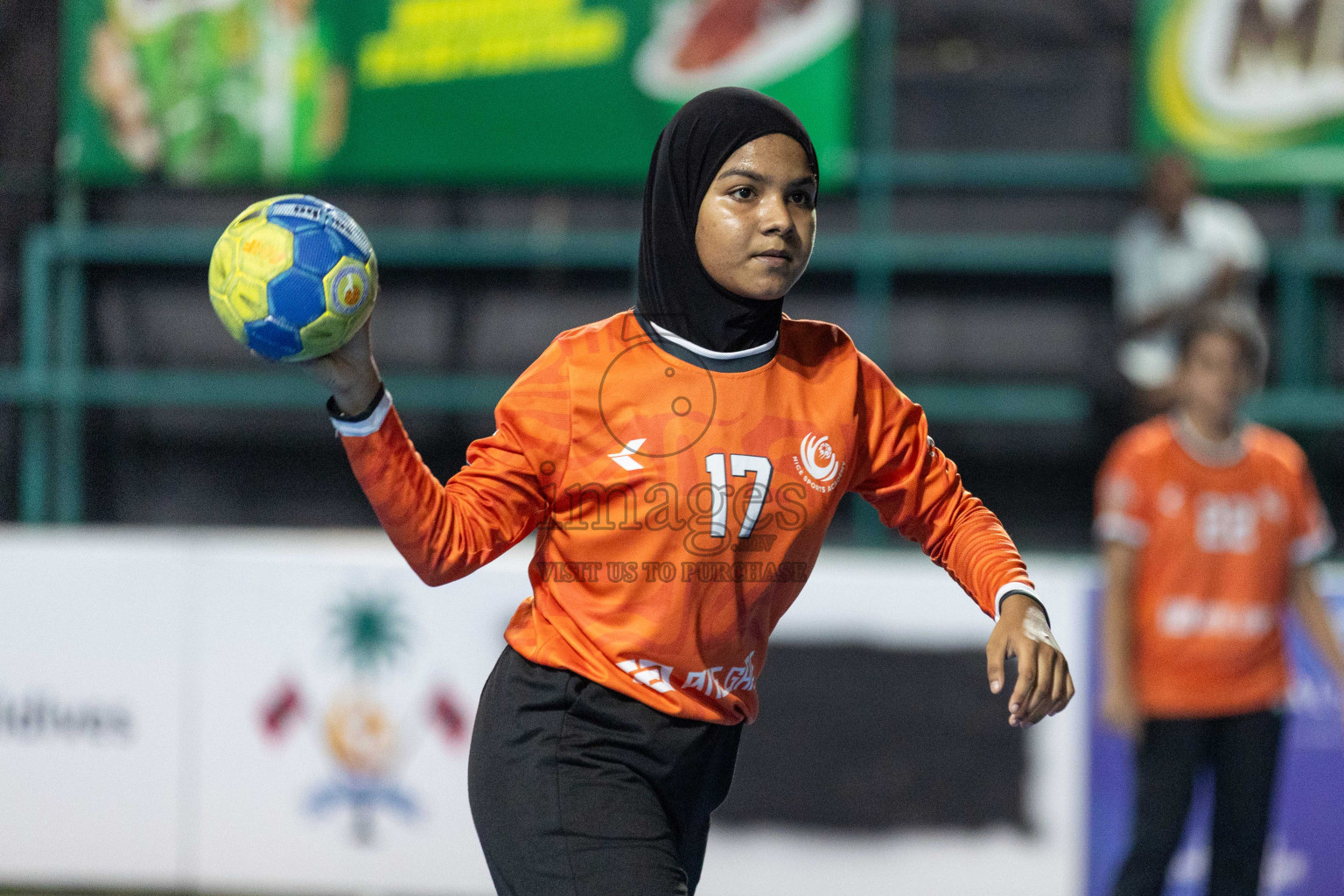 Day 16 of 10th National Handball Tournament 2023, held in Handball ground, Male', Maldives on Wednesday, 13th December 2023 Photos: Nausham Waheed/ Images.mv