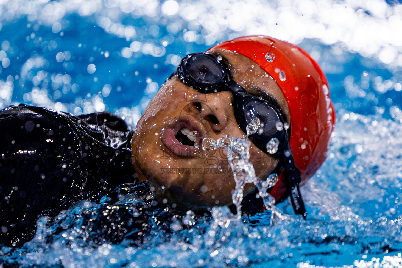 Day 2 of 20th Inter-school Swimming Competition 2024 held in Hulhumale', Maldives on Sunday, 13th October 2024. Photos: Nausham Waheed / images.mv