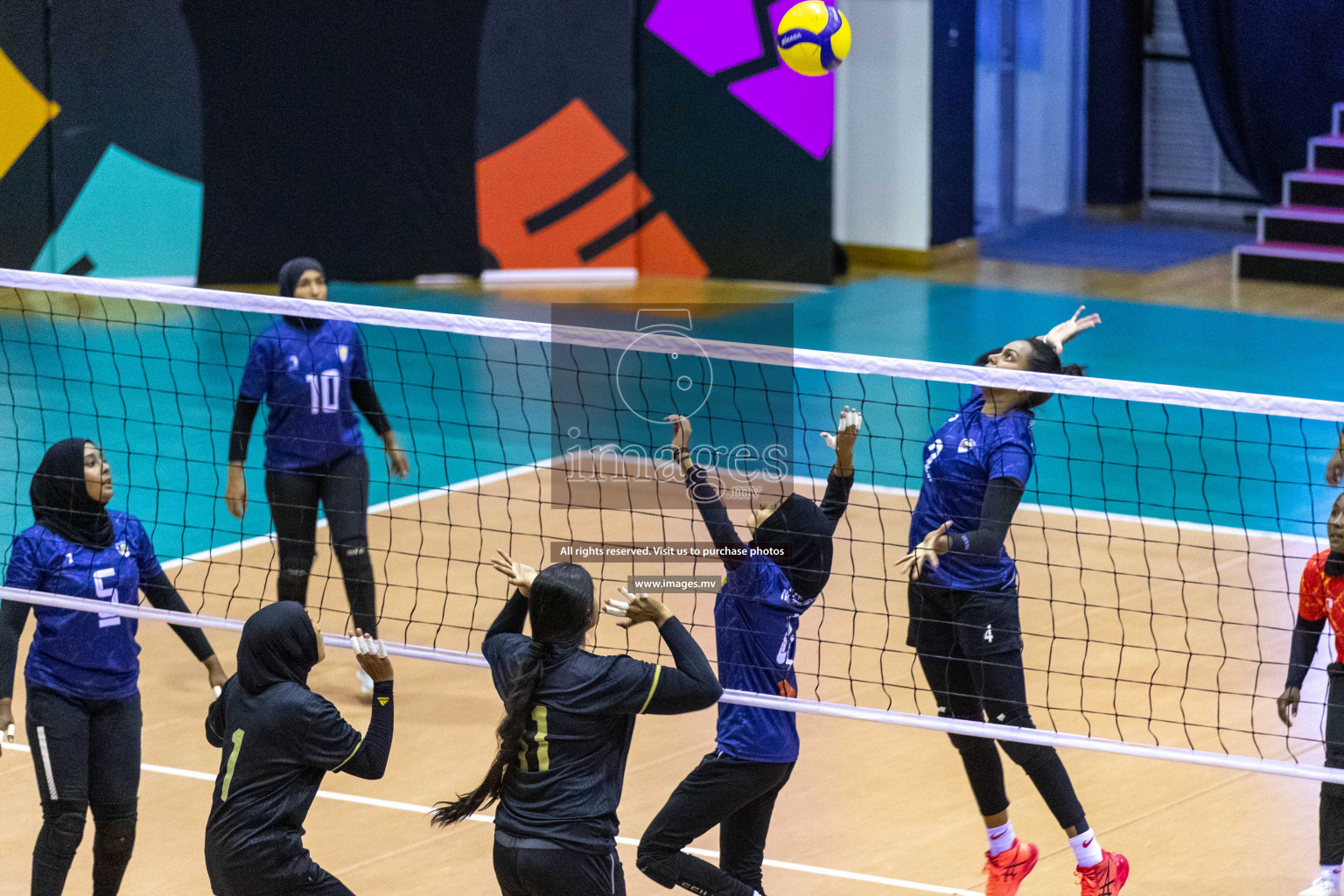 Volleyball Association Cup 2022-Women's Division-Match Day 1 was held in Male', Maldives on Tuesday, 24th May 2022.  Photos By: Ismail Thoriq / images.mv