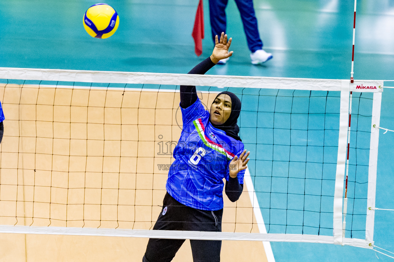 Day 3 of Women's Division of Milo VAM Cup 2024 held in Male', Maldives on Wednesday, 10th July 2024 at Social Center Indoor Hall Photos By: Nausham Waheed / images.mv