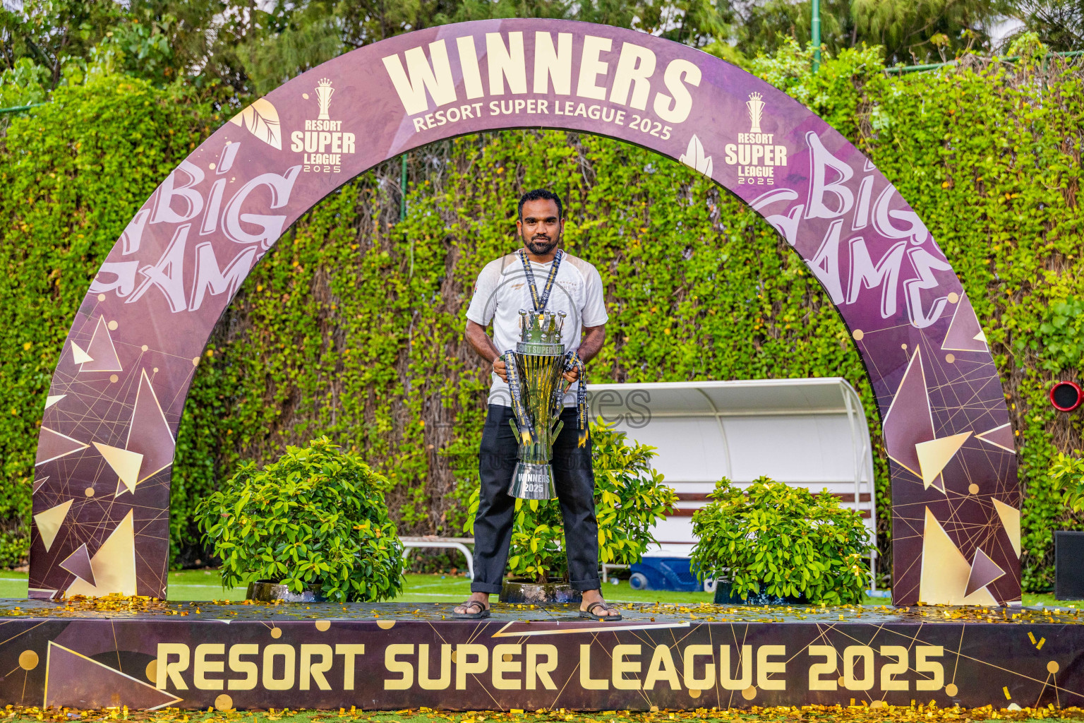 Conrad Maldives vs Joali Maldives in the Final of Resort Super League 2025 was held on Wednesday, 5th November 2025 in Jumeirah Olhaheli Island Maldives, Photos: Areef Adam / images.mv