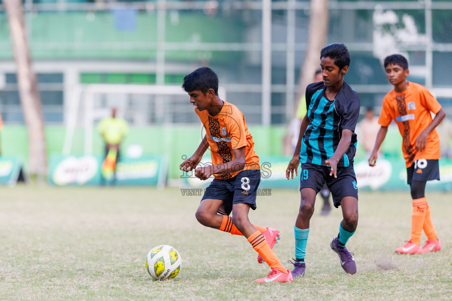 Day 4 of MILO Academy Championship 2025 (U14) was held on Sunday, 2nd November 2025 at Henveiru Football Grounds, Male', Maldives . 
Photos: Hassan Simah / images.mv