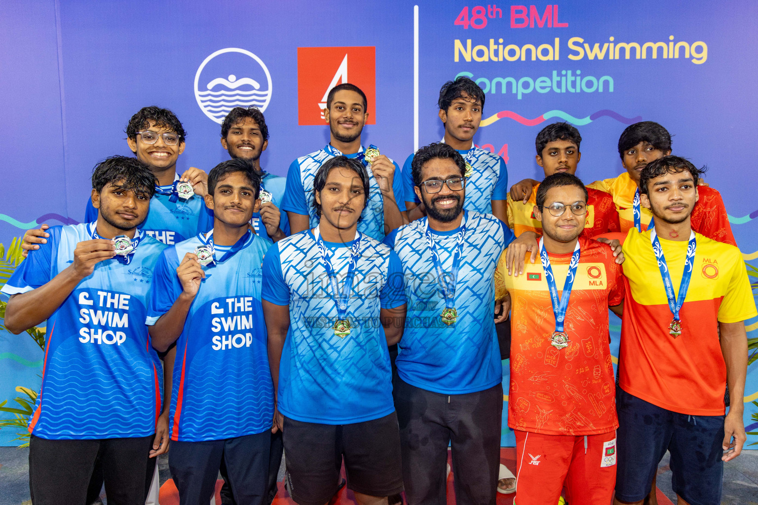 Day 5 of National Swimming Competition 2024 held in Hulhumale', Maldives on Tuesday, 17th December 2024. Photos: Hassan Simah / images.mv