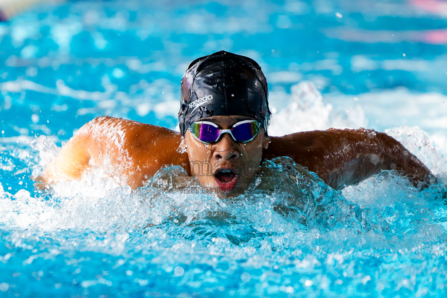 Day 2 of National Swimming Competition 2024 held in Hulhumale', Maldives on Saturday, 14th December 2024. Photos: Nausham Waheed / images.mv