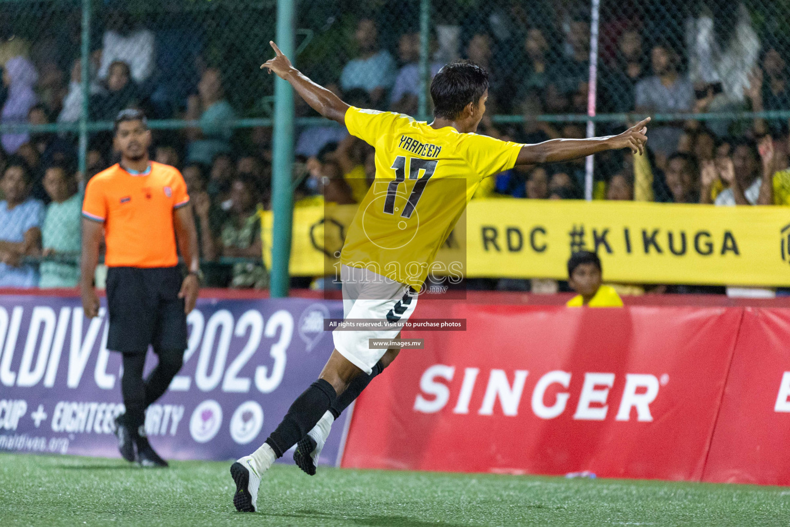 RRC vs STORC in Quarter Final of Club Maldives Cup 2023 held in Hulhumale, Maldives, on Sunday, 13th August 2023 Photos: Nausham Waheed, Ismail Thoriq / images.mv