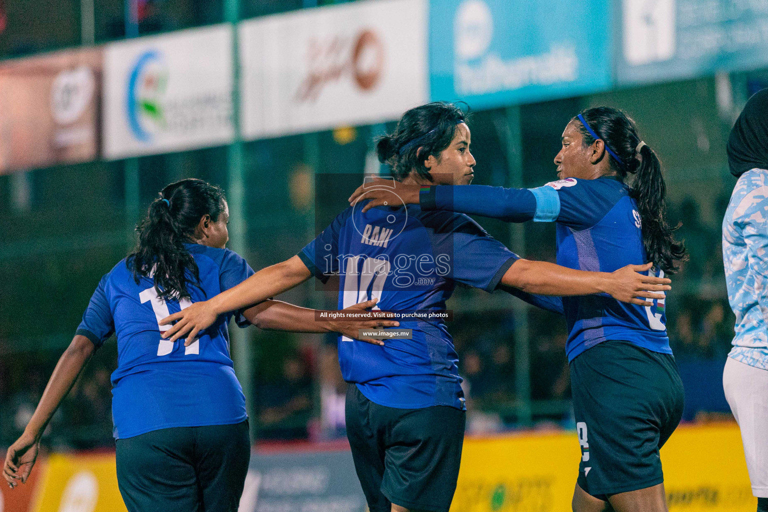 MPL vs Team Fenaka in the Semi-fiansl of Eighteen Thirty Women's Futsal Fiesta 2022 was held in Hulhumale', Maldives on Saturday, 29th October 2022. Photos: Hassan Simah, Ismail Thoriq / images.mv