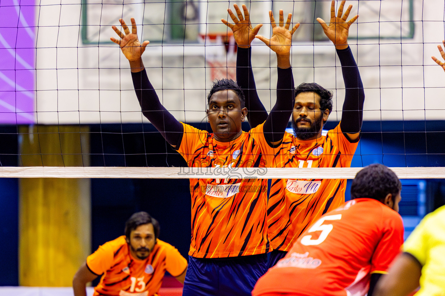 Day 1 of MILO VAM Cup 2024 Men's Division was held in Social Center Indoor Hall on Monday, 28th October 2024. Photos: Nausham Waheed / images.mv