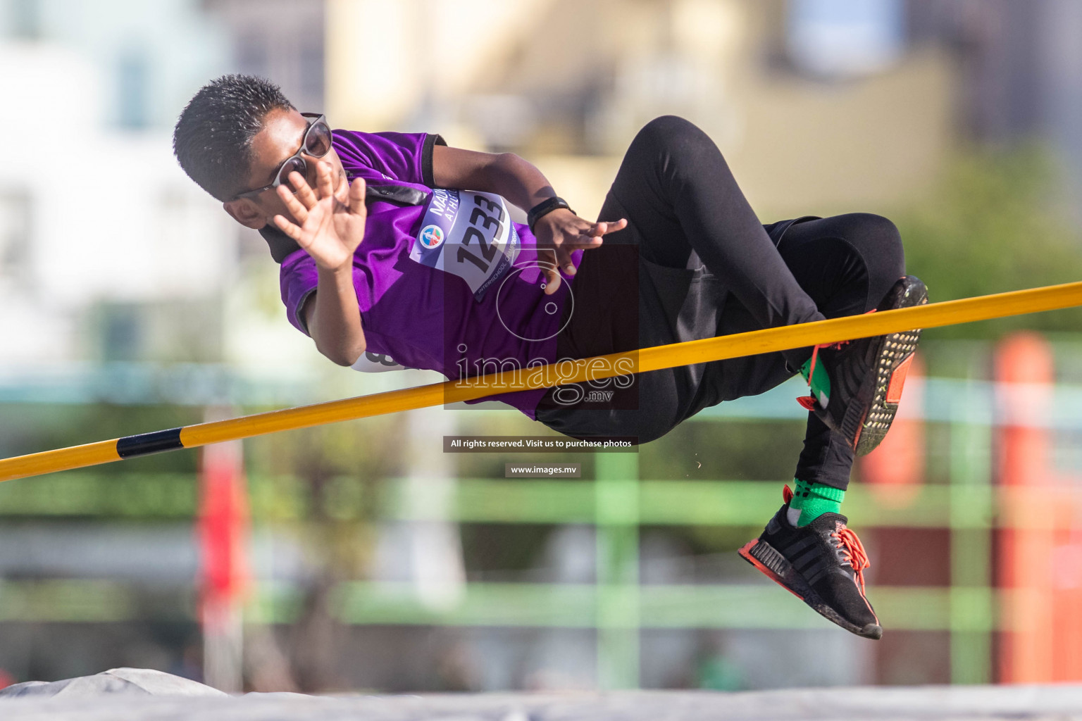 Day 1 of Inter-School Athletics Championship held in Male', Maldives on 22nd May 2022. Photos by: Nausham Waheed / images.mv