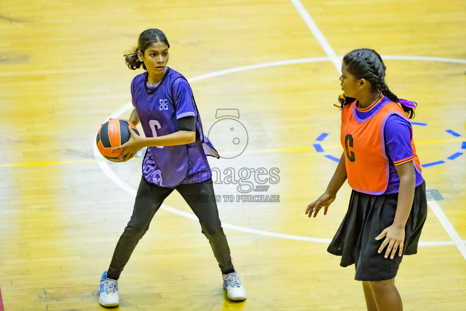 Day 12 of 25th Inter-School Netball Tournament was held in Social Center at Male', Maldives on Thursday, 22nd August 2024.