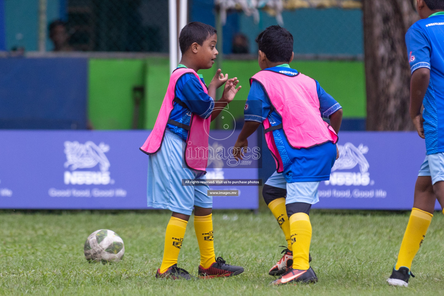 Day 1 of Nestle kids football fiesta, held in Henveyru Football Stadium, Male', Maldives on Wednesday, 11th October 2023 Photos: Shut Abdul Sattar/ Images.mv